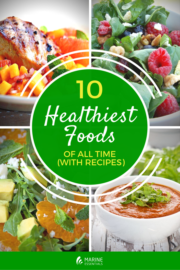 Top 10 Healthy Foods - alexgeanadesign