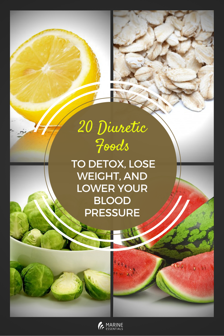 20 diuretic foods to detox, lose weight,
