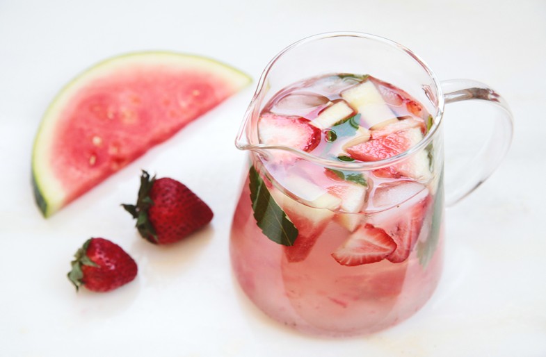 Watermelon-Strawberry-Lemon-Balm-Water