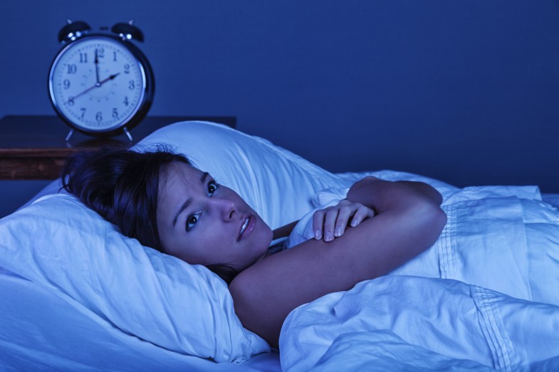 Young Woman with Insomnia